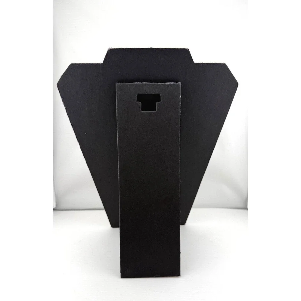 Black velvet jewelry displays, set of 7